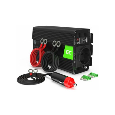 Green Cell Car Power Inverter Converter 12V to 230V / 300W / 600W Modified Sine Wave
