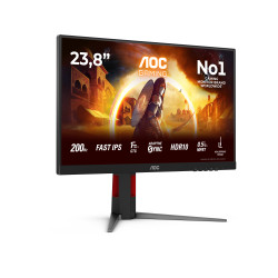 AOC G4 24G4HA kompiuterio monitorius 60,5 cm (23.8") 1920 x 1080 pikseliai „Full HD“ LED Juoda, Raudona
