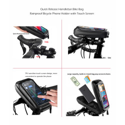 Swissten Waterproof Phone Holder for Bike