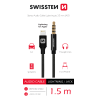 Swissten Textile Audio Adapter Lightning / 3,5 mm / 1.5m