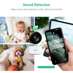 EDUP EH-2048P17 V2 Smart Home IP Camera Wi-Fi / PTZ 350° / 2K H.264 / microSD / Audio / IR WDR / USB-C