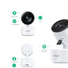 EDUP EH-2048P17 V2 Smart Home IP Camera Wi-Fi / PTZ 350° / 2K H.264 / microSD / Audio / IR WDR / USB-C