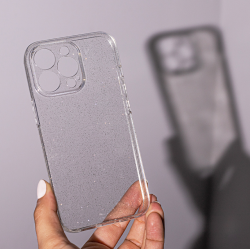 Mocco Shine Silicon Back Case for Apple iPhone 15