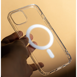 Mocco Anti Shock 1.5 mm MagSafe Silicone Case for Apple iPhone 15 Pro Max