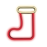 Forever Light FLNE23 CHRISTMAS SOCK Neon LED Sighboard