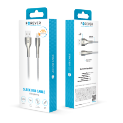 Forever Sleek Cable USB / Lightning 1,0 m / 2.4A