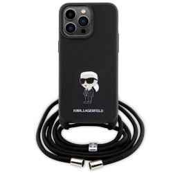 Karl Lagerfeld KLHCP15XSASKNPSK Hard Case  for Apple iPhone 15 Pro Max
