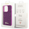 Guess PU Disco Script Metal Case for Apple iPhone 15 Pro