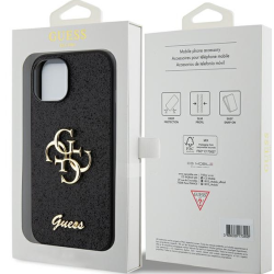 Guess Fixed Glitter Big 4G Case for Apple iPhone 15 Pro Max