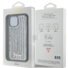 Guess HC Sequin Script Metal Case for Apple iPhone 15 Pro Max
