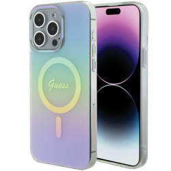 Guess  IML MagSafe Iridescent Case for Apple iPhone 15 Pro