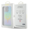 Guess  IML MagSafe Iridescent Case for Apple iPhone 15 Pro