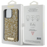 Guess Rhinestone Metal Logo Case for Apple iPhone 15 Pro