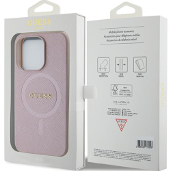 Guess PU Saffiano MagSafe Case for Apple iPhone 15 Pro