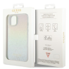 Guess IML Faceted Mirror Disco Iridescent Case for iPhone Apple 15
