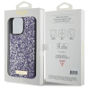 Guess Rhinestone Metal Logo Case for Apple iPhone 15 Pro Max