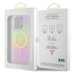 Guess  IML MagSafe Iridescent Case for Apple iPhone 15 Pro