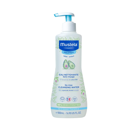 Mustela Bébé No-Rinse Cleansing Water 500 ml
