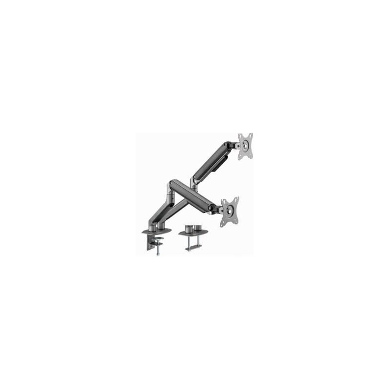 Gembird MA-DA2-05 Desk Mounted Adjustable Monitor Double Arm