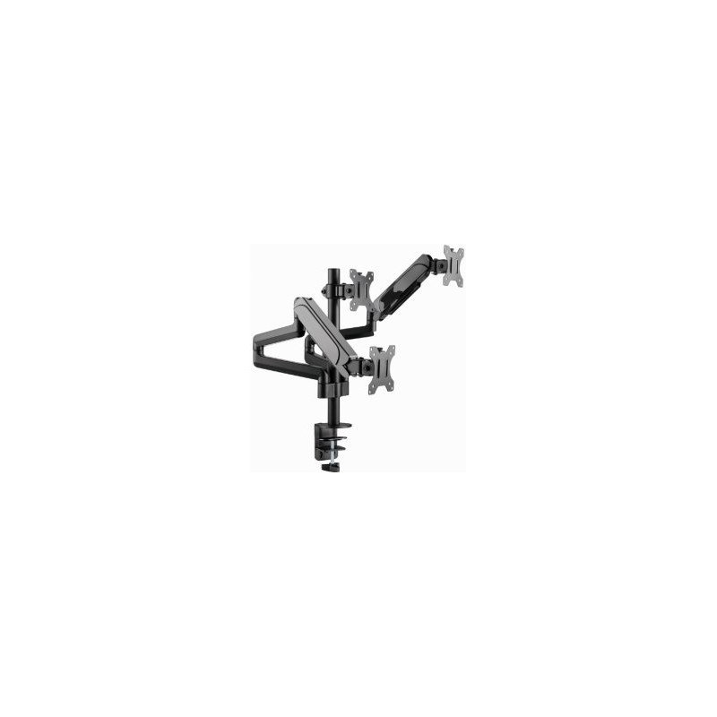Gembird MA-DA3-01 Desk Mounted Adjustable Mounting Arm for 3 Monitors