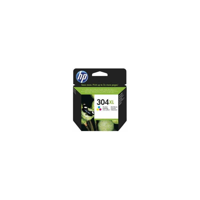 HP 304XL Tri-Color Inkjet Cartridge