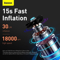 Baseus Car Tool Super Mini Inflator Tyre Pump