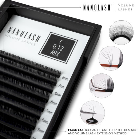 Nanolash Volume Lashes 0.07 D 9 mm