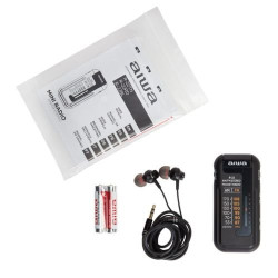 AIWA R22 Portable Pocket Radio with Earphones