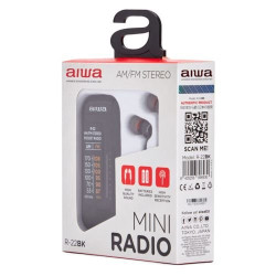 AIWA R22 Portable Pocket Radio with Earphones