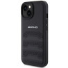 AMG Leather Debossed Lines Back Case for Apple iPhone 15 Plus