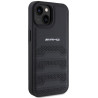 AMG Leather Debossed Lines Back Case for Apple iPhone 15 Plus