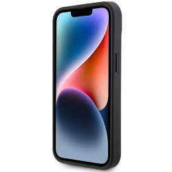 AMG Leather Debossed Lines Back Case for Apple iPhone 15 Plus