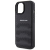 AMG Leather Debossed Lines Back Case for Apple iPhone 15 Plus