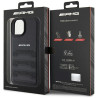 AMG Leather Debossed Lines Back Case for Apple iPhone 15 Plus