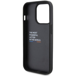 BMW Leather Stamp Tricolor Back Case for Apple iPhone 15 Pro