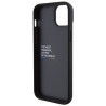 BMW Leather Stamp Tricolor Back Case for Apple iPhone 15 Plus