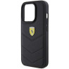 Ferrari Quilted Metal Logo Back Case for Apple iPhone 15 Pro