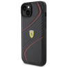 Ferrari Twist Metal Logo Back Case for Apple iPhone 15 Plus
