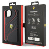 Ferrari Twist Metal Logo Back Case for Apple iPhone 15 Plus