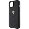 Ferrari Quilted Metal Logo Back Case for Apple iPhone 15 Plus