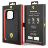 Ferrari Carbon Metal Logo MagSafe Back Case for Apple iPhone 15 Pro