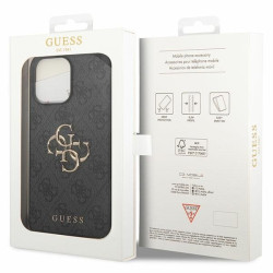 Guess 4G Big Metal Logo Back Case for Apple iPhone 15 Pro