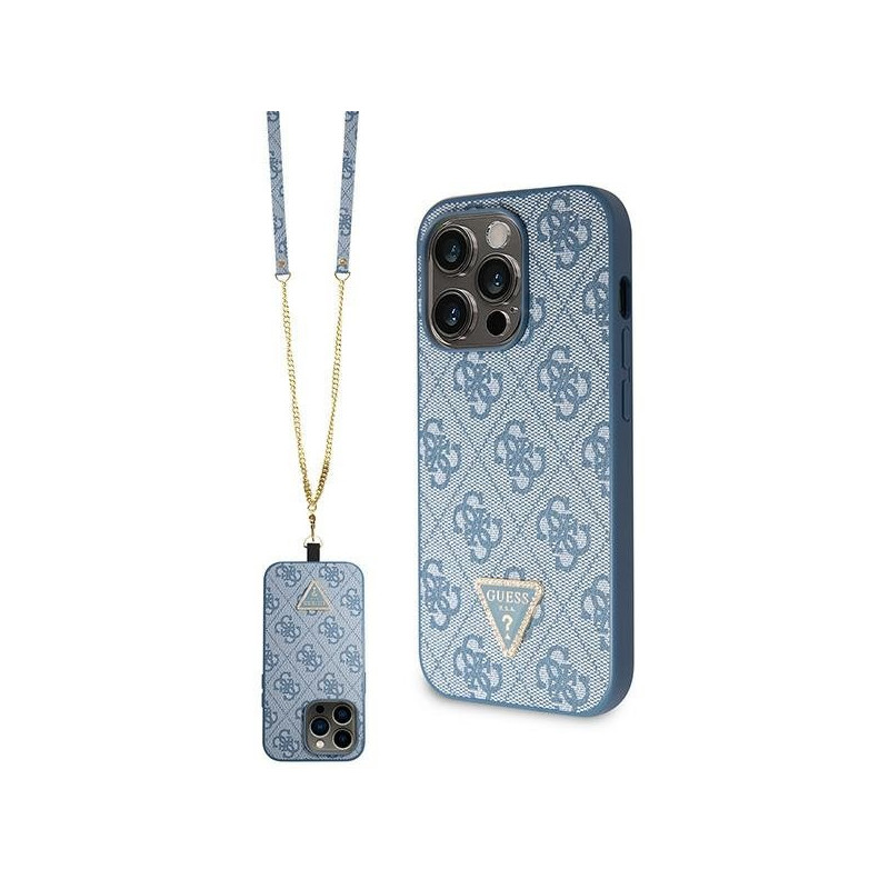 Guess Crossbody 4G Metal Logo Back Case for Apple iPhone 15 Pro