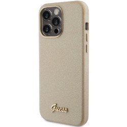 Guess Glitter Glossy Script Back Case for Apple iPhone 15 Pro