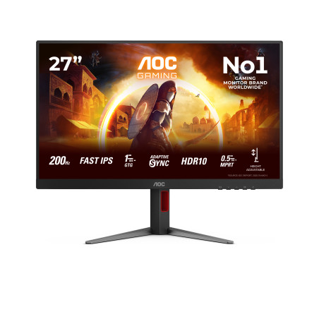 AOC G4 27G4HA kompiuterio monitorius 68,6 cm (27") 1920 x 1080 pikseliai „Full HD“ LED Juoda, Raudona