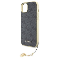 Guess 4G Charms Collection Back Case for Apple iPhone 15 Plus