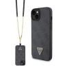 Guess Crossbody 4G Metal Logo Back Case for Apple iPhone 15 Plus