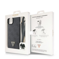 Guess Crossbody 4G Metal Logo Back Case for Apple iPhone 15 Plus
