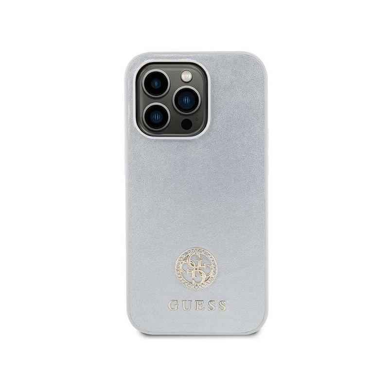 Guess Strass Metal Logo Back Case for Apple iPhone 15 Plus