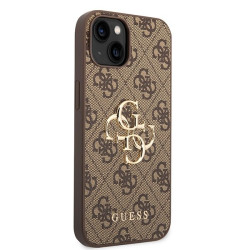 Guess 4G Big Metal Logo Back Case for Apple iPhone 15